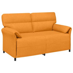 vidaXL K&eacute;t&uuml;l&eacute;ses Kanap&eacute; 2-szem&eacute;lyes S&ouml;t&eacute;t s&aacute;rga 158 x 83 x 95 cm