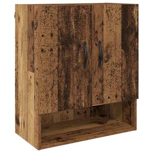 vidaXL Fali szekr&eacute;ny 60 x 31 x 70 cm Szerelt Fa &Ouml;reg fa