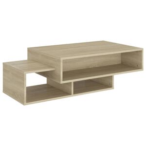 vidaXL sonoma t&ouml;lgy sz&iacute;nű szerelt fa doh&aacute;nyz&oacute;asztal 105 x 55 x 32 cm