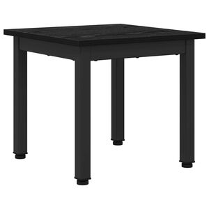 vidaXL Doh&aacute;nyz&oacute;asztal Fekete t&ouml;lgy 40 x 40 x 36 cm Szerelt Fa