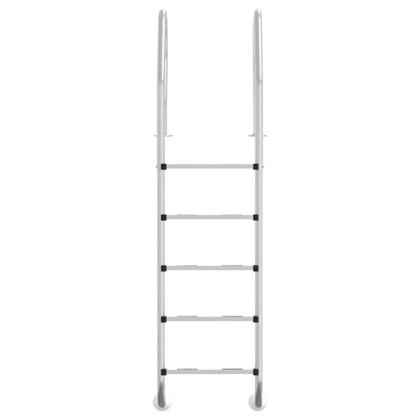 vidaXL 304-es rozsdamentes ac&eacute;l medencel&eacute;tra 54 x 38 x 211 cm