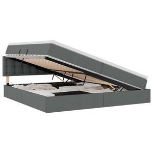 vidaXL &Aacute;gy t&aacute;rol&oacute;val &eacute;s LED l&aacute;mp&aacute;val S&ouml;t&eacute;tsz&uuml;rke 200 x 200 cm