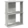 vidaXL 3 szintes betonsz&uuml;rke szerelt fa k&ouml;nyvespolc 60x30x80 cm