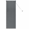 vidaXL Zsalug&aacute;ter Redőny&ouml;k S&ouml;t&eacute;tsz&uuml;rke 130 x 40 cm Alum&iacute;nium