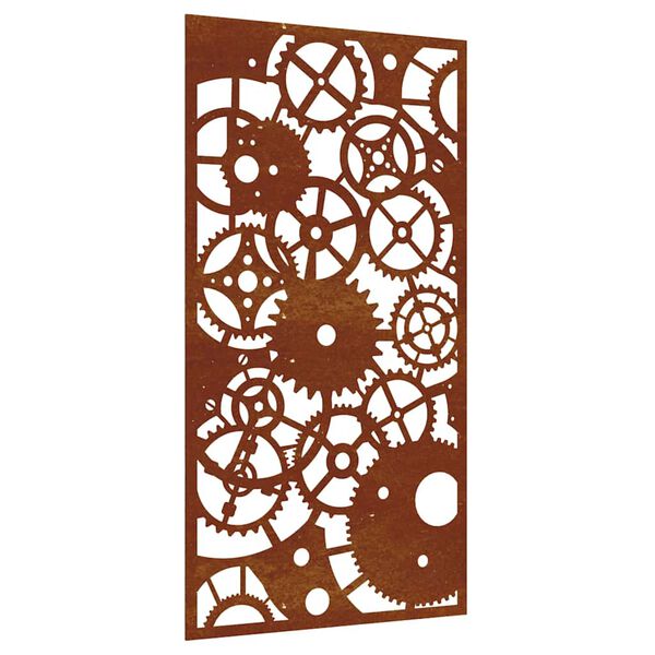 vidaXL fogasker&eacute;k mint&aacute;s corten ac&eacute;l kerti fald&iacute;sz 105 x 55 cm