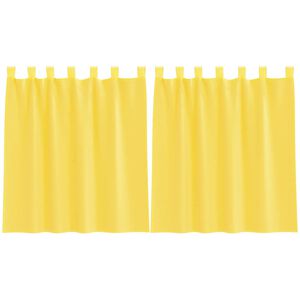 vidaXL 2 db s&aacute;rga f&aacute;tyolf&uuml;gg&ouml;ny&ouml;k hurokkal 140x140 cm