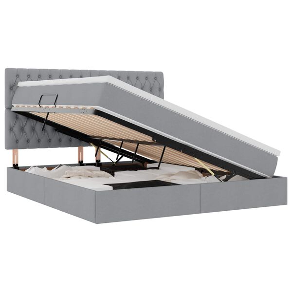 vidaXL &Aacute;gy t&aacute;rol&oacute;val &eacute;s matraccal matracmal Vil&aacute;gossz&uuml;rke 160 x 200 cm