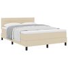 vidaXL Boxrug&oacute;s &aacute;gy p&aacute;rn&aacute;val fejt&aacute;ml&aacute;val Kr&eacute;m 140 x 190 cm sz&ouml;vet