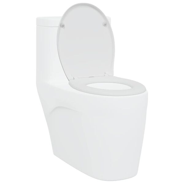 vidaXL WC &uuml;lőke Feh&eacute;r 44,8 x 37,3 x 4,2 cm Duroplast