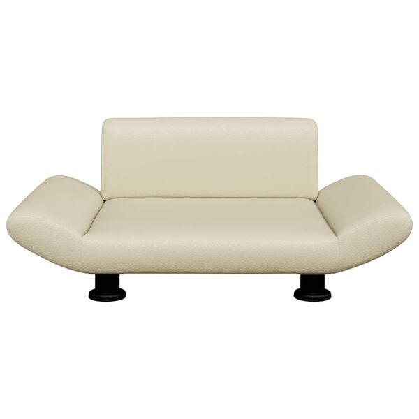 vidaXL kr&eacute;msz&iacute;nű műbőr kutya&aacute;gy 70 x 45 x 28 cm