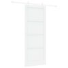vidaXL Cs&uacute;sz&oacute; ajt&oacute; 86 x 211 cm Szerelt Fa Feh&eacute;r