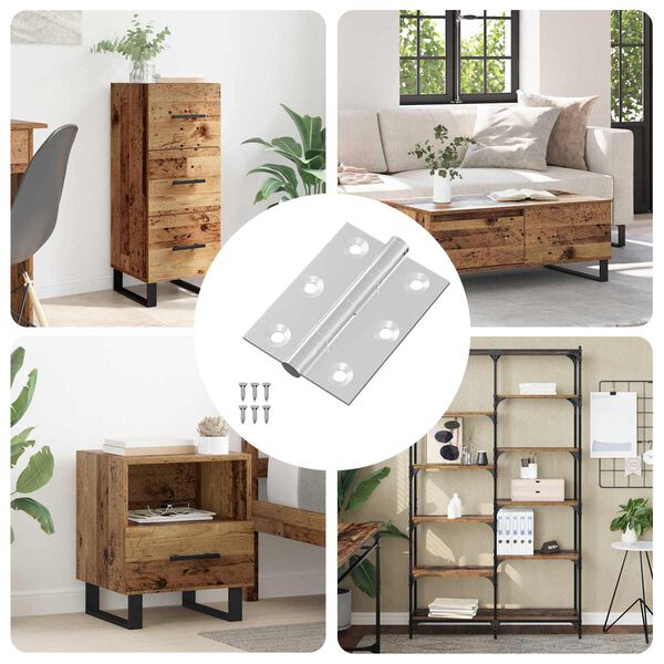 vidaXL Zsan&eacute;r 12 pcs Ez&uuml;st 50 x 38 x 1,3 mm Ac&eacute;l