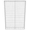 vidaXL horganyzott acél gabion fal fedéllel 100 x 20 x 150 cm