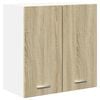 vidaXL &ldquo;Lyon&rdquo; 8 r&eacute;szes sonoma t&ouml;lgy sz&iacute;nű konyhaszekr&eacute;ny garnit&uacute;ra