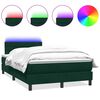 vidaXL s&ouml;t&eacute;tz&ouml;ld b&aacute;rsony rug&oacute;s &eacute;s LED-es &aacute;gy matraccal 120x210 cm
