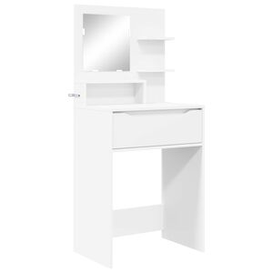 vidaXL H&aacute;l&oacute;szobai &Ouml;lt&ouml;zk&ouml;dő Asztalok Feh&eacute;r 80 x 39,6 x 135 cm
