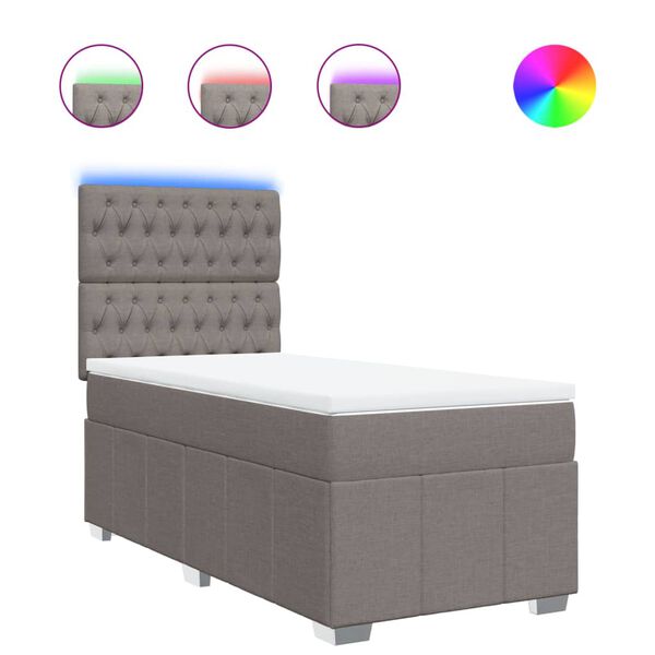 vidaXL t&oacute;psz&iacute;nű sz&ouml;vet rug&oacute;s &aacute;gy matraccal 90 x 190 cm