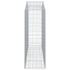 vidaXL íves horganyzott vas gabion kosár 200x50x140/160 cm