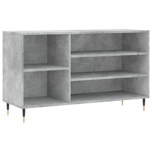 vidaXL betonsz&uuml;rke szerelt fa cipőszekr&eacute;ny 102x36x60 cm