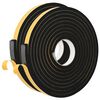 vidaXL &Ouml;ntapad&oacute; habszalag 2 db Fekete 20mm x 5m CR Hab