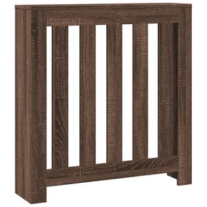 vidaXL barna t&ouml;lgysz&iacute;nű szerelt fa radi&aacute;torburkolat 78 x 20 x 82 cm