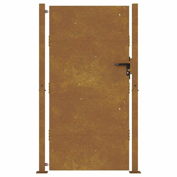 vidaXL Corten ac&eacute;l kerti kapu 100x200 cm