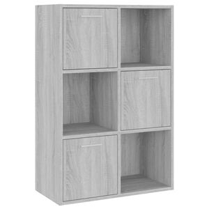 vidaXL sz&uuml;rke sonoma sz&iacute;nű t&aacute;rol&oacute;szekr&eacute;ny 60 x 29,5 x 90 cm