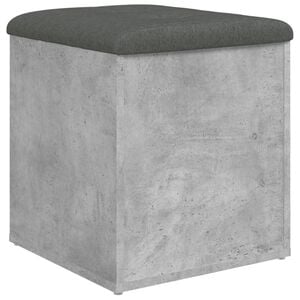 vidaXL betonsz&uuml;rke szerelt fa t&aacute;rol&oacute;pad 42 x 42 x 45 cm