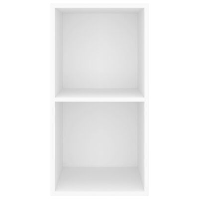 vidaXL fehér falra szerelhető forgácslap TV-szekrény 37 x 37 x 72 cm