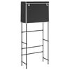 vidaXL 2 szintes fekete mos&oacute;g&eacute;p feletti t&aacute;rol&oacute;&aacute;llv&aacute;ny 71x29,5x170,5 cm