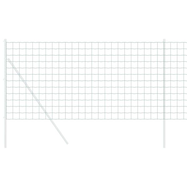 vidaXL Európai Kerítés Zöld 1.4 x 10 m PVC-bevonatú vas