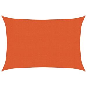 vidaXL narancss&aacute;rga HDPE napvitorla 160 g/m&sup2; 3 x 4 m