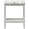 vidaXL Adirondack Oldalsó Asztal Fehér 38 x 38 x 46 cm HDPE