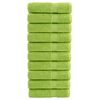 vidaXL pr&eacute;mium k&eacute;zt&ouml;rlő SOLUND 10 db almaz&ouml;ld 50 x 100 cm 600 g/m&sup2;