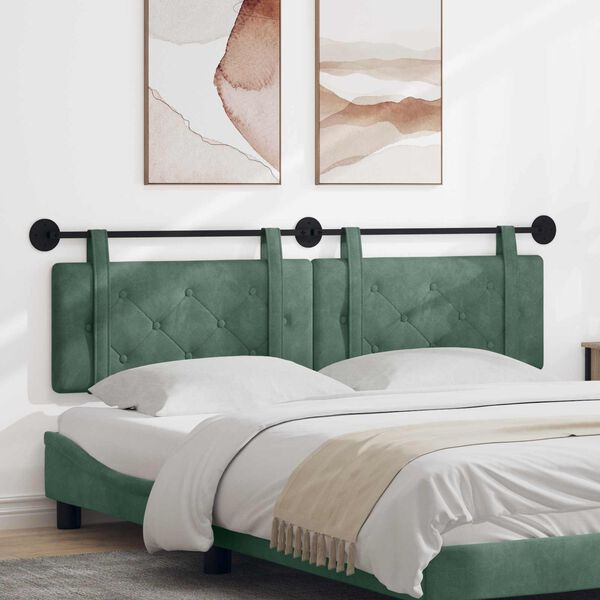 vidaXL Fali Fejt&aacute;mla Tengeri Z&ouml;ld 170 x 55 x 5 cm B&aacute;rsony