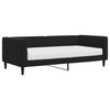 vidaXL fekete b&aacute;rsony heverő matraccal 90 x 190 cm