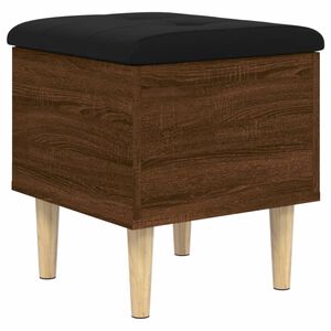 vidaXL barna t&ouml;lgy sz&iacute;nű szerelt fa t&aacute;rol&oacute;pad 42x42x46 cm