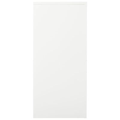 vidaXL fehér acél tolóajtós szekrény 90 x 40 x 90 cm