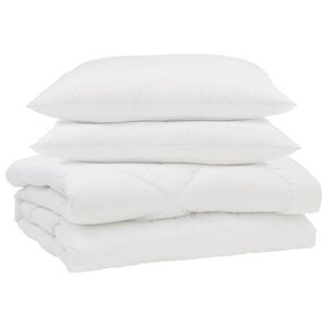 vidaXL Ny&aacute;ri Takarm&aacute;ny p&aacute;rn&aacute;val 3 pcs Feh&eacute;r Mikrosz&aacute;las