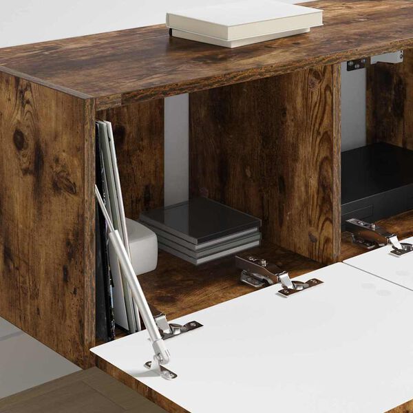 vidaXL TV Fali Szekr&eacute;ny F&uuml;st&ouml;lt t&ouml;lgy 78,5 x 31 x 29,5 cm Faanyag