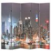 vidaXL &eacute;jszakai New York mint&aacute;s parav&aacute;n 200 x 170 cm
