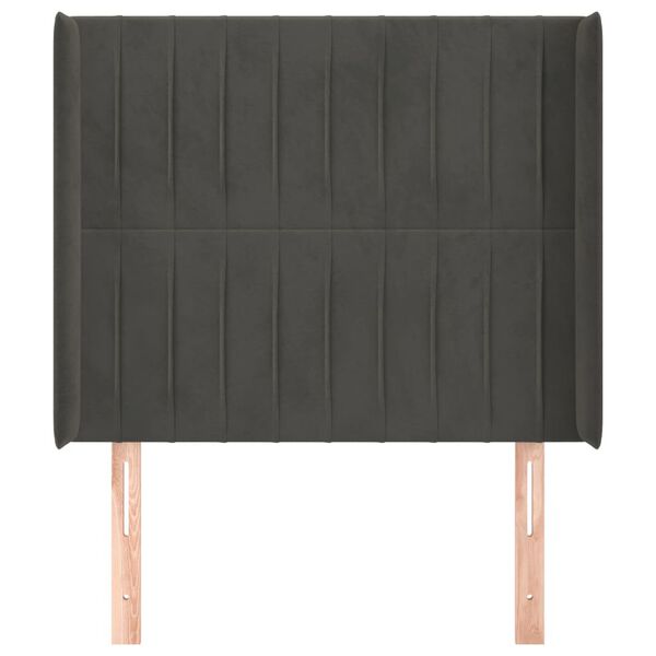 vidaXL s&ouml;t&eacute;tsz&uuml;rke b&aacute;rsony fejt&aacute;mla sz&aacute;rnyakkal 83x16x118/128 cm