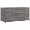 vidaXL szürke polyrattan kerti tárolóláda 120 x 50 x 60 cm