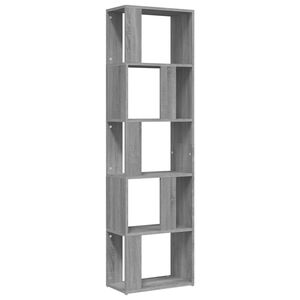 vidaXL sz&uuml;rke sonoma sz&iacute;nű szerelt fa k&ouml;nyvszekr&eacute;ny 45 x 24 x 160 cm
