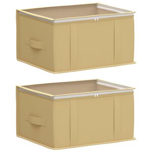vidaXL T&aacute;rol&oacute; doboz &aacute;tl&aacute;tsz&oacute; tetejű ablakkal 2 pcs Kr&eacute;msz&iacute;nű