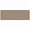 vidaXL Ajt&oacute;szőnyeg Beige &eacute;s fekete 60 x 180 cm 100% Poliamid