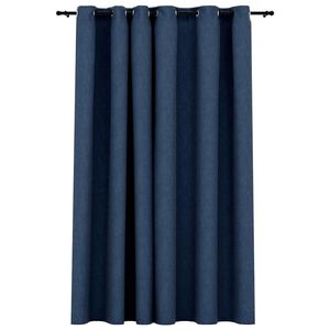 vidaXL k&eacute;k v&aacute;szonhat&aacute;s&uacute; s&ouml;t&eacute;t&iacute;tőf&uuml;gg&ouml;ny fűzőkarik&aacute;val 290 x 245 cm