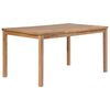 vidaXL t&ouml;m&ouml;r t&iacute;kfa kerti asztal 150 x 90 x 77 cm