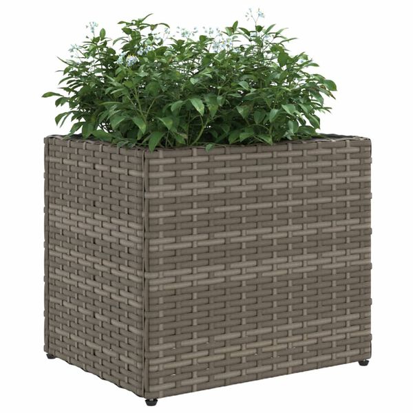 vidaXL 2 db sz&uuml;rke polyrattan kerti &uuml;ltetől&aacute;da 36x30x32 cm