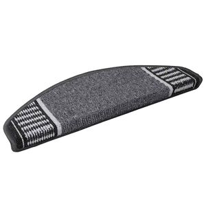 vidaXL &Ouml;ntapad&oacute;s l&eacute;pcsőszőnyegek 15 db 65 x 21 x 4 cm Non-Slip